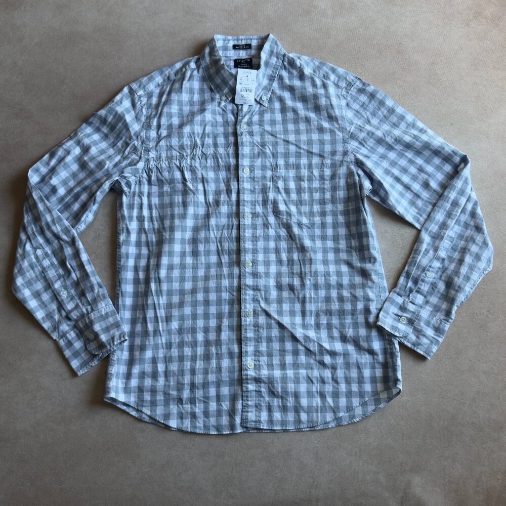 J. Crew Factory Slim flex casual shirt • size medium • NWT • L0462